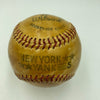 Joe Dimaggio & Ted Williams 1970's Yankees Old Timers Day Signed Baseball JSA