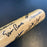 Beautiful 1969 Chicago Cubs Team Signed Baseball Bat 21 Sigs Ernie Banks JSA COA