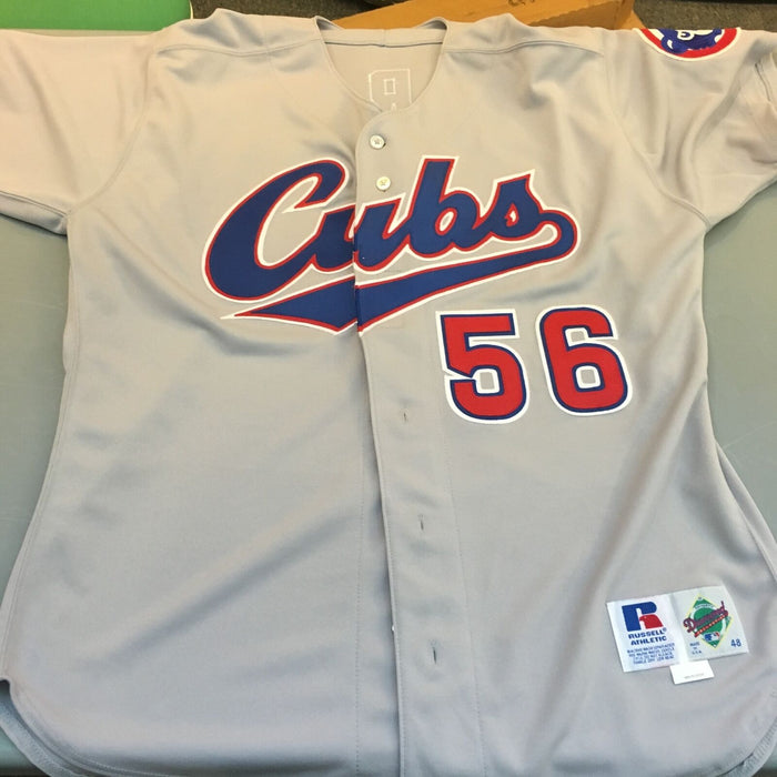 1995 Brian  McRae Signed Game Used Chicago Cubs Jersey
