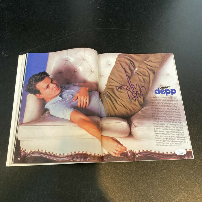 Johnny Depp Signed 50 Most Beautiful People People Magazine With JSA COA