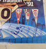 1991 Minnesota Twins World Series Champs Team Signed 18x24 Poster Beckett COA