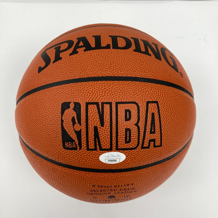 LeBron James "1st Pick 2003 Draft" Rookie Signed Basketball UDA Upper Deck JSA