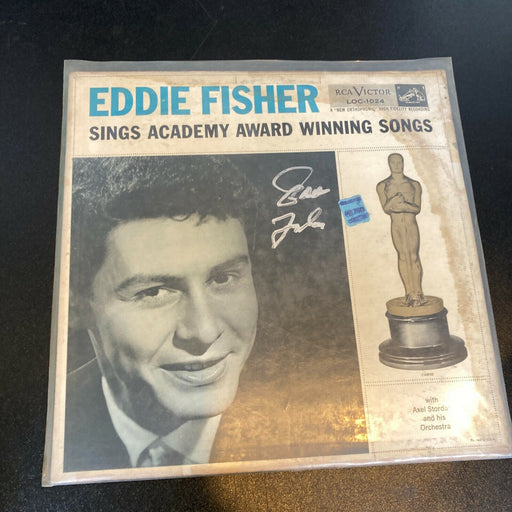 Eddie Fisher Signed Autographed Vintage LP Record