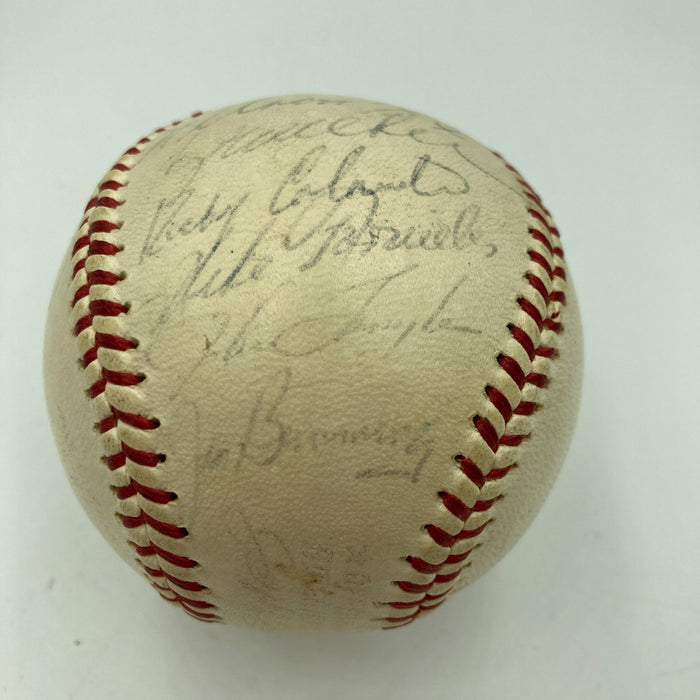 1961 All Star Game Team Signed Baseball Roger Maris Nellie Fox JSA COA