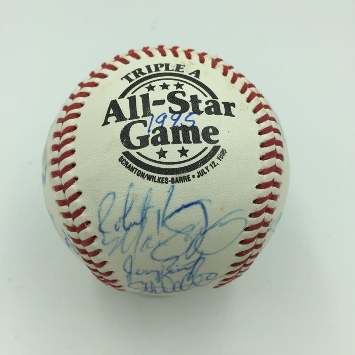 Incredible Derek Jeter Rookie Triple-A All Star Game Team Signed Baseball JSA