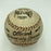 Ernest C. Quigley Single Signed 1928 Tour Of Japan Baseball JSA COA RARE