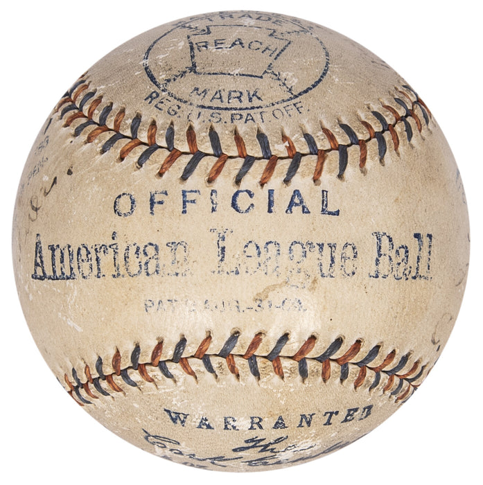 Historic 1912 Boston Red Sox World Series Champs Team Signed Baseball JSA COA