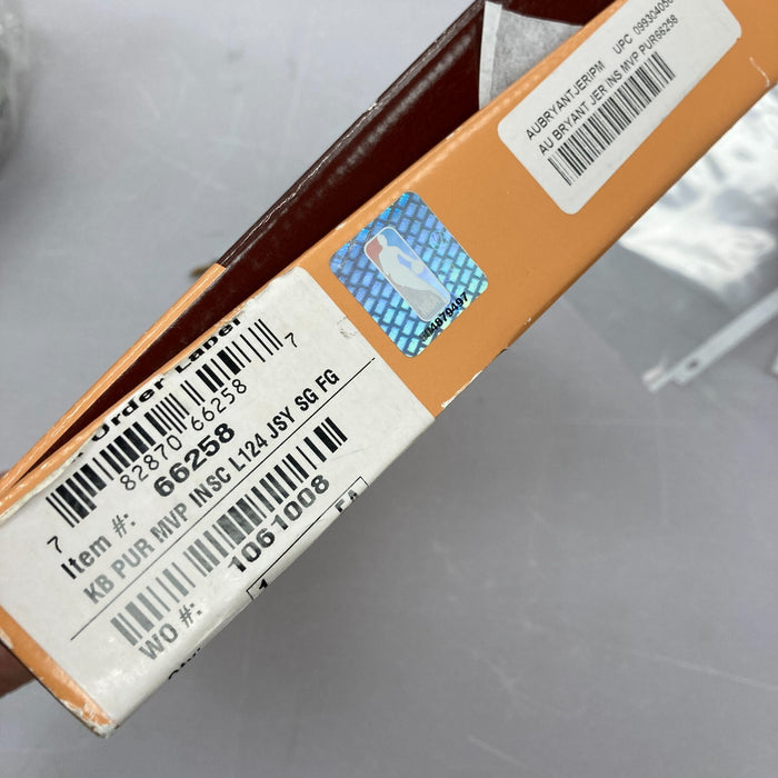 Kobe Bryant 2007-08 NBA MVP Signed Pro Cut Los Angeles Lakers Jersey UDA & BAS