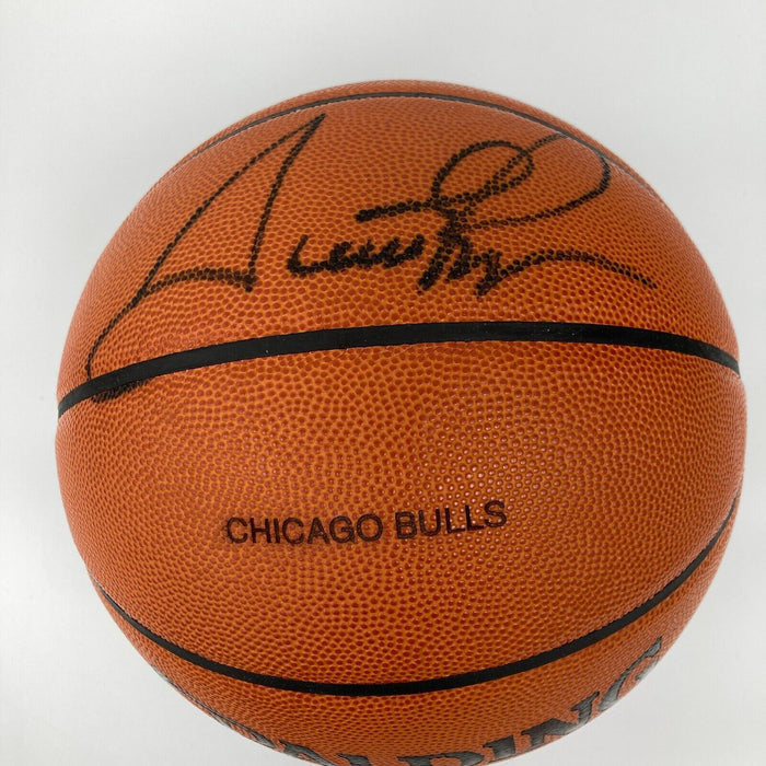 Scottie Pippen Signed Spalding Official NBA Game Issued Bulls Basketball PSA DNA