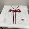 Greg Maddux Signed Authentic Atlanta Braves Russell Game Model Jersey JSA COA