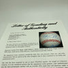 Mickey Mantle Willie Mays Hank Aaron 500 Home Run Signed Baseball PSA DNA