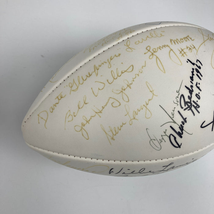 Jim Brown Tom Landry Dan Marino Hall Of Fame Multi Signed Football 31 Sigs JSA