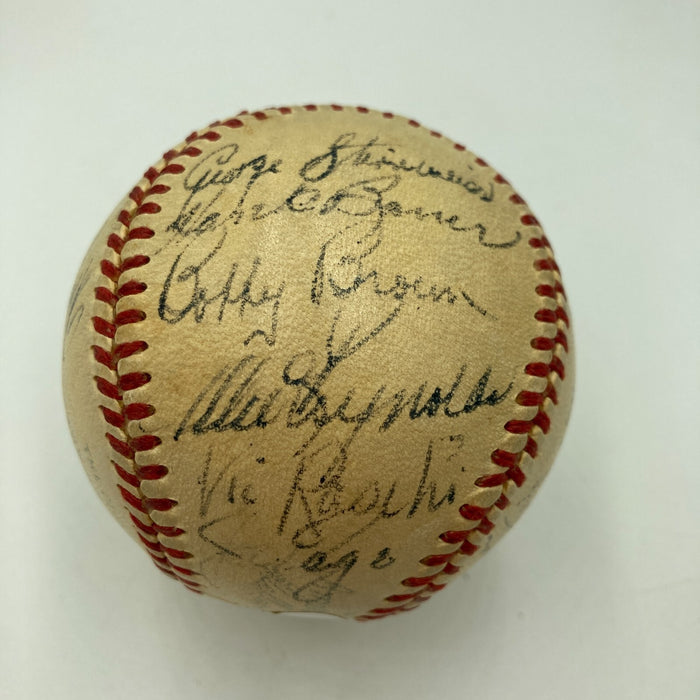 1950 New York Yankees World Series Champs Team Signed AL Baseball JSA COA