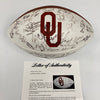 1998 Oklahoma Sooners Team Signed Football PSA DNA COA