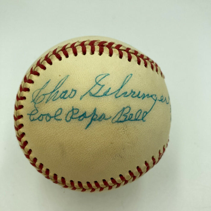 Joe Medwick Sweet Spot Hall Of Fame Multi Signed American League Baseball JSA