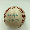 Raul Ibanez Signed Cycle Game 8-19-1997 Game Used Baseball With JSA COA