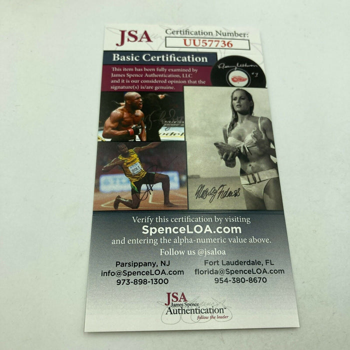 Artie Wilson Signed Official Major League Baseball Negro League Legend JSA