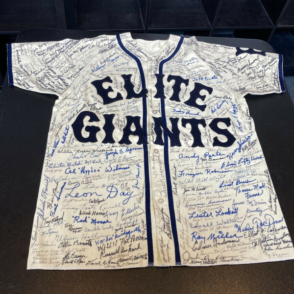 Extraordinary Negro League Legends Signed Jersey With Over 200 Autographs JSA