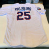 Rafael Palmeiro Signed 1986 Turn Back Clock Game Used Texas Rangers Jersey JSA