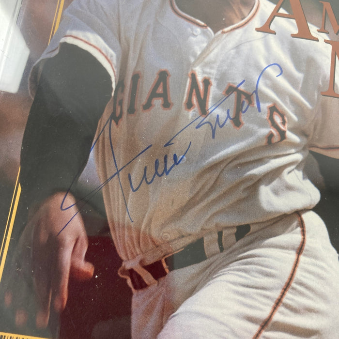 Willie Mays signed 1992 Sports Illustrated PSA Certified