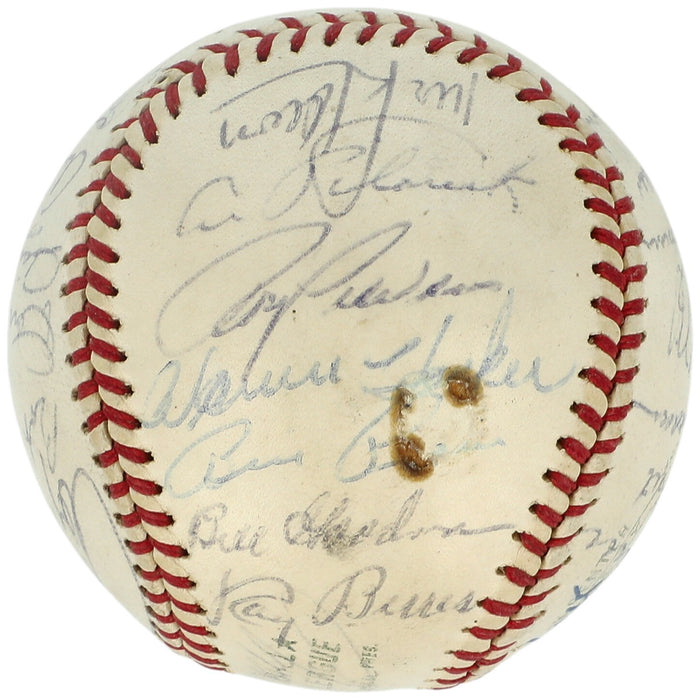 Nellie Fox 1961 Chicago White Sox Team Signed American League Baseball JSA COA