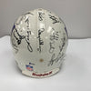Quarterback Legends Signed Helmet 30 Sigs Johnny Unitas Len Dawson Beckett COA
