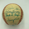 Mickey Mantle Joe Dimaggio Hank Aaron HOF Multi Signed Baseball JSA COA