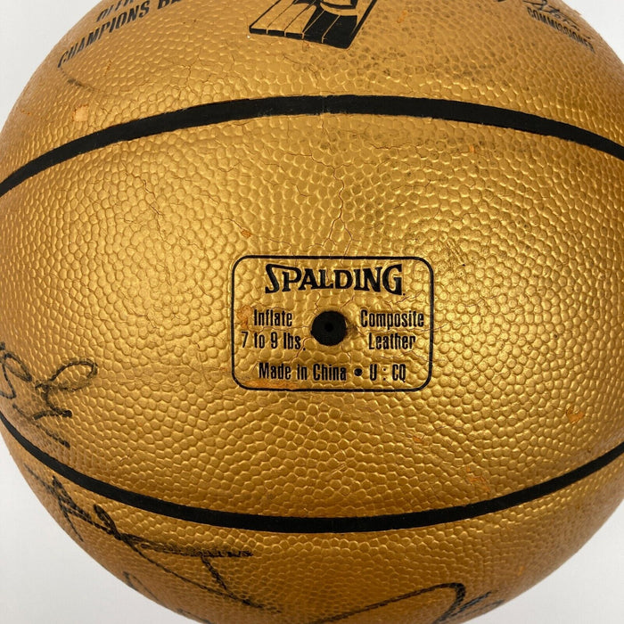 2010-11 Dallas Mavericks NBA Champs Team Signed Basketball JSA COA