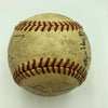 Russ Hodges Harry Caray Ernie Harwell 1953 Giants Broadcast Signed Baseball PSA