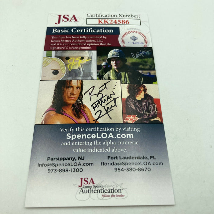 Ken Schrader Signed Autographed MLB Baseball Celebrity JSA COA Nascar Racing