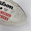 1994 San Francisco 49ers Super Bowl XXIX Champs Team Signed Football JSA COA