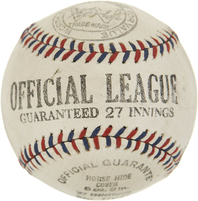 James J. Jim Corbett 1932 Single Signed Baseball The Only One Known PSA DNA COA