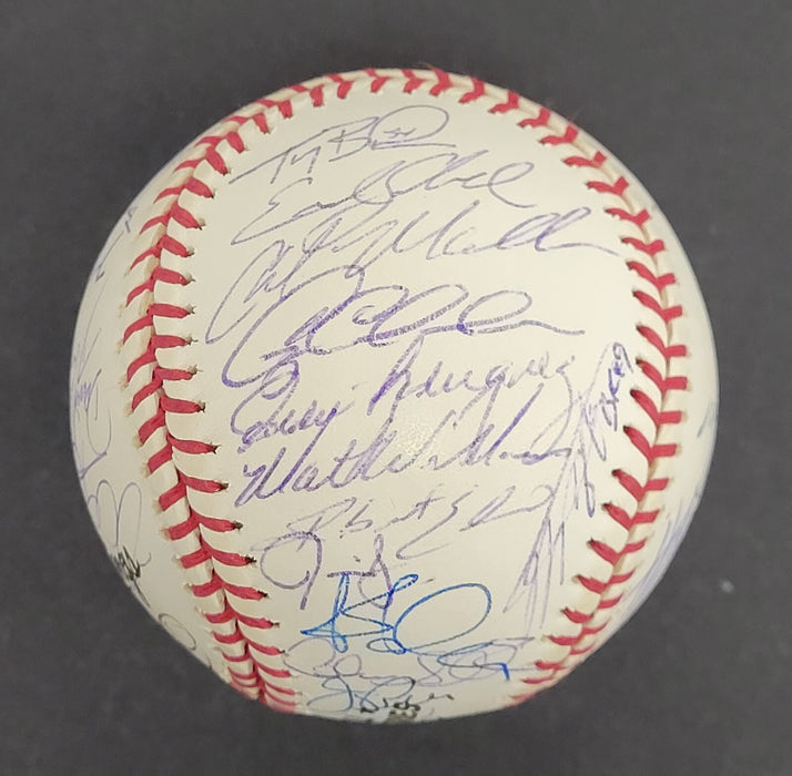 2001 Arizona Diamondbacks World Series Champs Team Signed Baseball Beckett COA