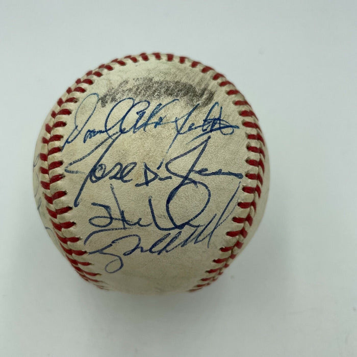 1990 Philadelphia Phillies Team Signed National League Baseball With JSA COA