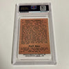 1940 Play Ball Joe Dimaggio Signed Porcelain Baseball Card PSA DNA Auto