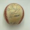 1996 Yankees Team Signed World Series Baseball Derek Jeter Mariano Rivera JSA