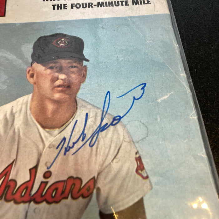 Herb Score Signed Autographed 1950's Baseball Magazine