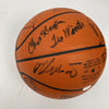 1997-98 Chicago Bulls NBA Champs Team Signed Game Basketball The Last Dance JSA