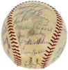 1954 Giants World Series Champs Team Signed Baseball Willie Mays Beckett COA