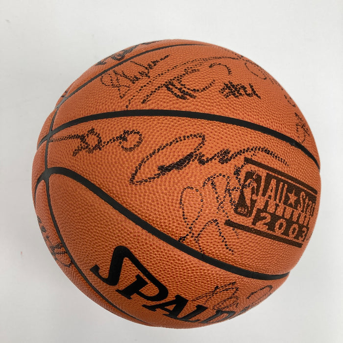Michael Jordan Kobe Bryant 2003 All Star Game Signed Basketball PSA & Beckett