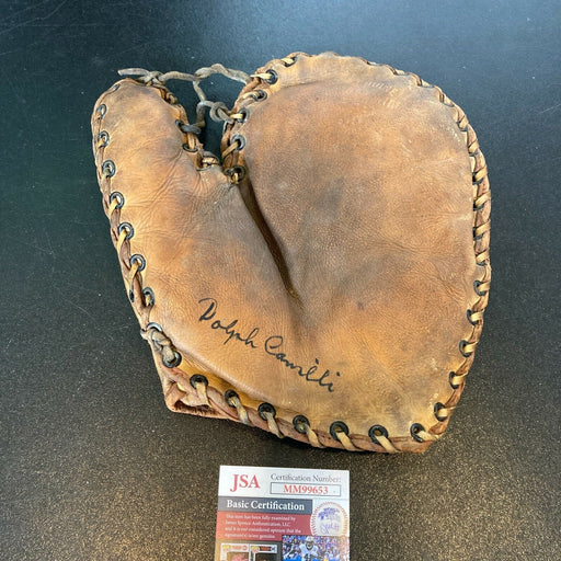 Dolph Camilli Signed 1940's Game Model Baseball Glove With JSA COA