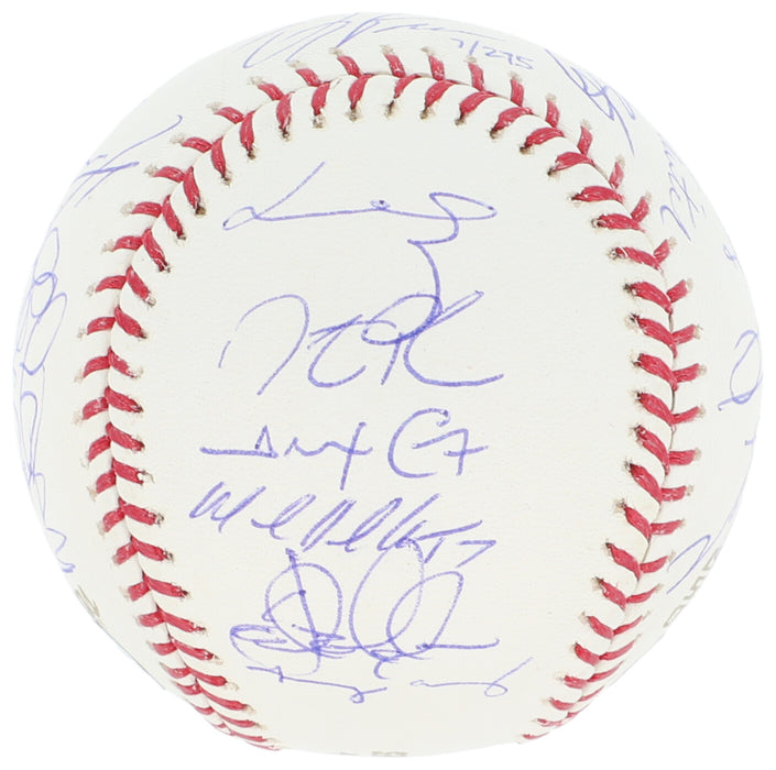 2007 Boston Red Sox World Series Champs Team Signed W.S. Baseball Steiner COA