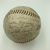1928 St. Louis Cardinals NL Champs Team Signed Baseball Grover Alexander JSA COA