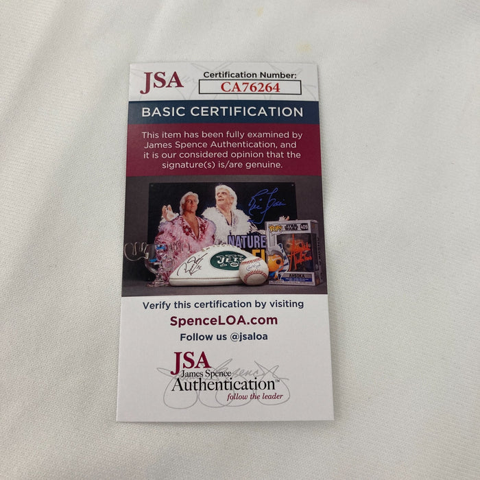 Pete Rose Signed Inscribed Cincinnati Reds STAT Mitchell & Ness Jersey JSA COA