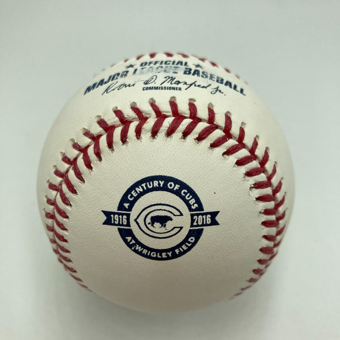 Ryne Sandberg HOF 2005 #23 Signed 1916-2016 100 Yrs Wrigley Signed Baseball PSA