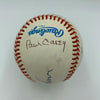 Bo Schembechler Sparky Anderson Ernie Harwell Paul Carey Signed Baseball JSA COA