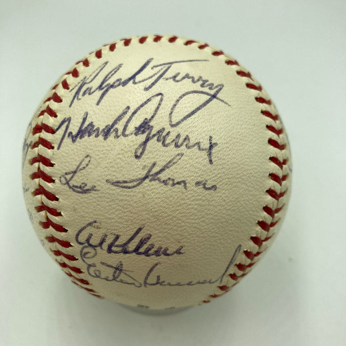 1962 All Star Game Team Signed Official National League Baseball JSA COA
