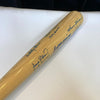 Ted Williams Willie Mays Hall Of Fame Legends Signed Baseball Bat 29 Sig PSA DNA