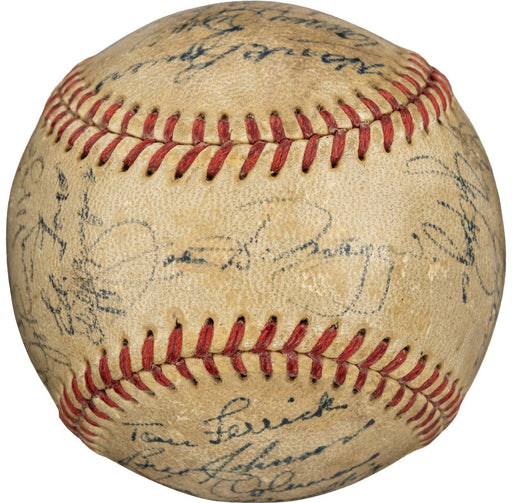1950 New York Yankees World Series Champs Team Signed AL Baseball Beckett COA