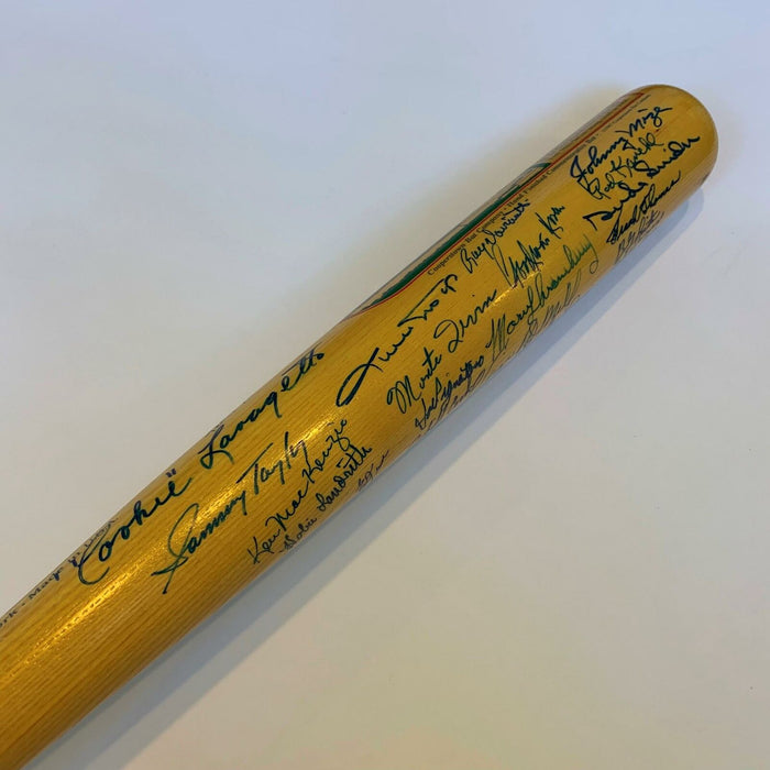 The Finest New York Giants & Mets Multi Signed Bat 50 Sigs W/ Willie Mays JSA